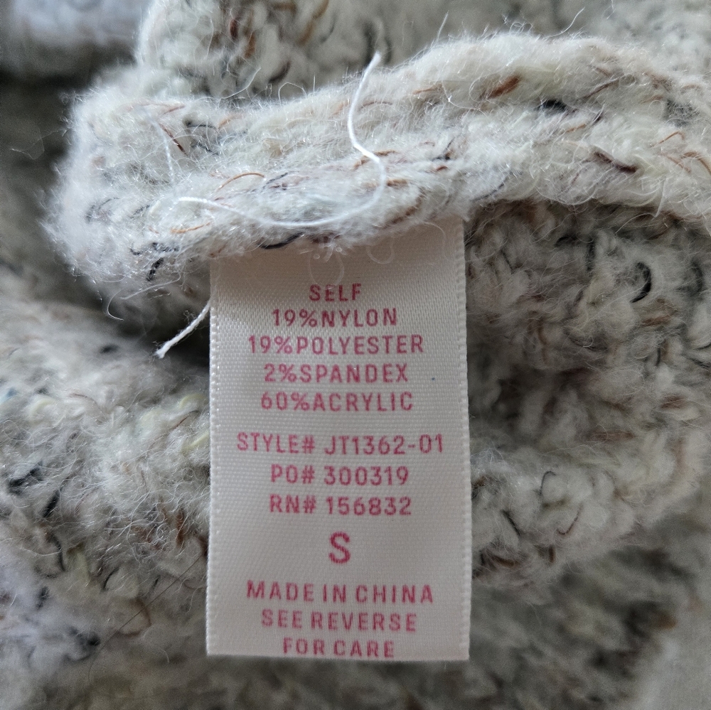 Women's Textured Cardigan in Cream and Black, Purchased From Roolee. Size Small - Picture 3 of 5